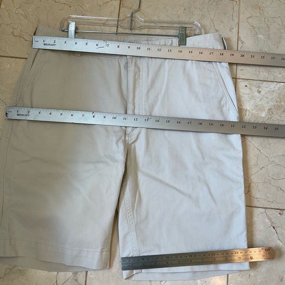 Cremieux Shorts, Men’s Cotton, Flat Front, Khaki Color, Zip, Side Pockets, Sz 36 - Picture 12 of 13